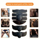 Abdominal muscle massager