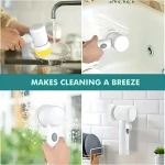 Rotating electric cleaning brush for cleaning