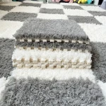 6 pieces mosaic rug for bedroom